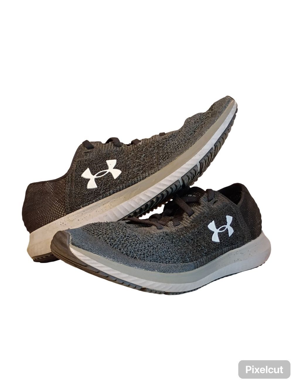 Under Armour Women’s Threadborne Blur Running Shoes Size 9 Gray Knit